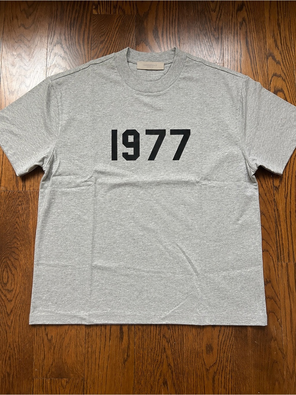 Essentials 1977 Dark Oatmeal t shirt